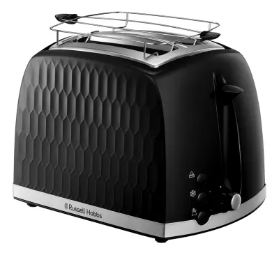 RUSSELL HOBBS Honeycomb Black 2Slice 26061-56 opekač kruha - črn