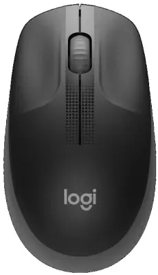 LOGITECH M190, brezžična miška, črna