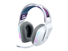 LOGITECH G733 Lightspeed, brezžične gaming slušalke, bele