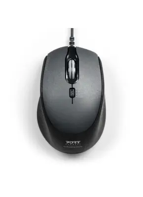 PORT Silent Black žična miška