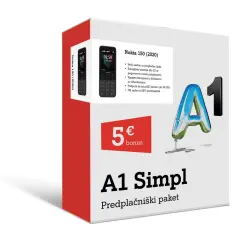 A1 Paket Simpl Nokia 150 (2020) črna