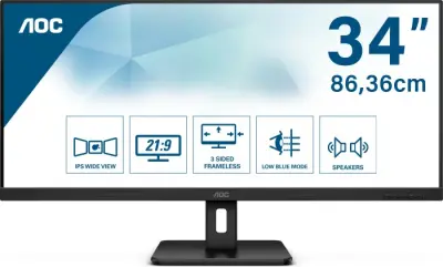 AOC Q34E2A 86,36 cm (34")/IPS/UWFHD/ monitor
