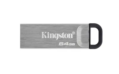 Kingston Data Traveller Kyson 64GB USB 3.2 ključ 200MB/s, kovinski, brez pokrovčka