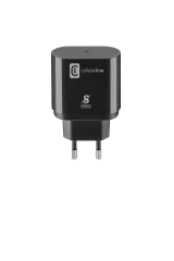 CELLULAR LINE USB-C 25 W (temno siv) hišni polnilec