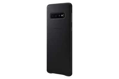 SAMSUNG GALAXY S10 LEATHER COVER BLACK