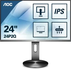 AOC 24P2Q 23,8'' IPS/FHD/DP/HDMI/VGA/DVI monitor