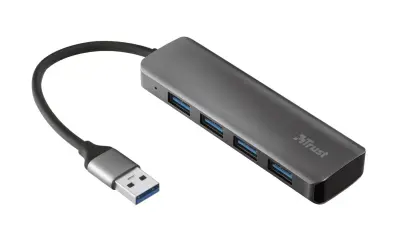 TRUST HUB HALYX ALUMINI 4 USB 3.2