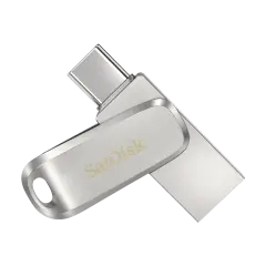 SanDisk Ultra Dual Drive Luxe USB Type-C 256GB 150MB/s USB 3.1 Gen 1, srebrn