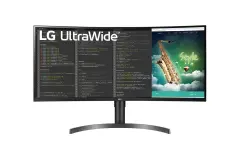 LG 35WN75C-B, 35'', VA, 21:9, 3440x1440 QHD,CURVED,2xHDMI, DP,USB-C,izhod za slušalke, 100Hz računalniški monitor