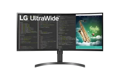 LG 35WN75C-B, 35'', VA, 21:9, 3440x1440 QHD,CURVED,2xHDMI, DP,USB-C,izhod za slušalke, 100Hz računalniški monitor