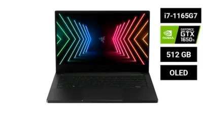 RAZER Blade Stealth 13 FHD OLED, i7-1165G7/16GB/512GB/GTX 1650 Ti/W10H prenosni računalnik
