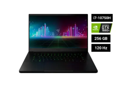 RAZER Blade 15 Base FHD 120Hz, i7-10750H/16GB/256GB/GTX 1660 Ti/W10H gaming prenosni računalnik