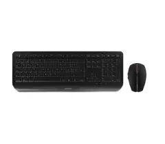 CHERRY Gentix Desktop Wireless, črni, USB, UK SLO tipkovnica in miška
