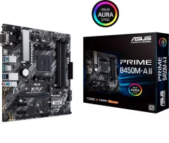 ASUS PRIME B450M-A II, DDR4, SATA3, USB3.2Gen2, HDMI, AM4 mATX osnovna plošča