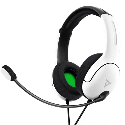 PDP XBOX LVL40 stereo slušalke bele
