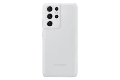SAMSUNG GALAXY S21 ULTRA SILICONE COVER LIGHT GRAY