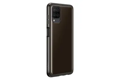 SAMSUNG GALAXY A12 SOFT CLEAR COVER BLACK