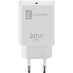 Hišni polnilec Iphone 20W type-c, bel, CellularLine