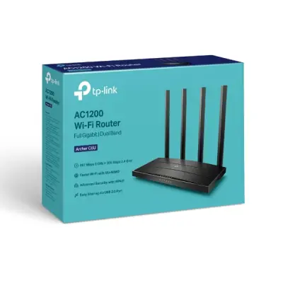 TP-Link Archer C6U AC1200 Wireless MU-MIMO Gigabit usmerjevalnik