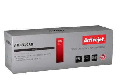 ActiveJet črn toner HP CE310A. Canon CRG-729B