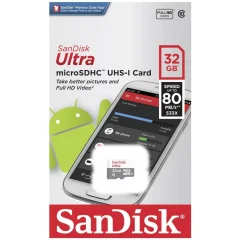 SanDisk 32GB Ultra microSDHC 100MB/s Class 10 UHS-I spominska kartica
