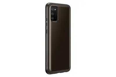 SAMSUNG GALAXY A02s SOFT CLEAR COVER BLACK