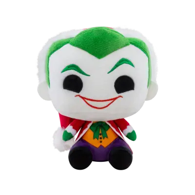 FUNKO POP PLUSH: DC HOLIDAY - 7" SANTA JOKER