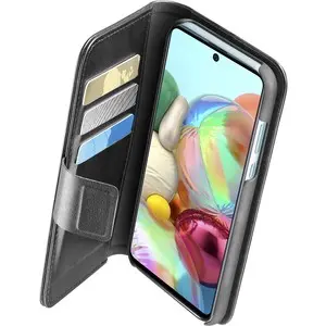 Preklopna torbica AGENDA, Galaxy A72, čr