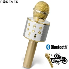 FOREVER BMS-300, zlata BT Mikrofon & Zvočnik