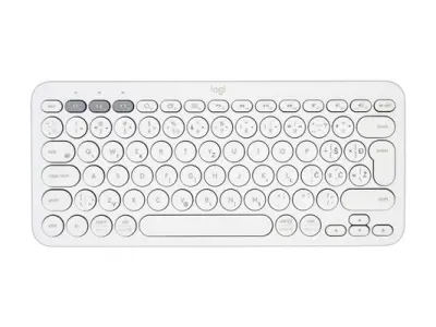 LOGITECH K380 Multi-Device, brezžična tipkovnica, bela