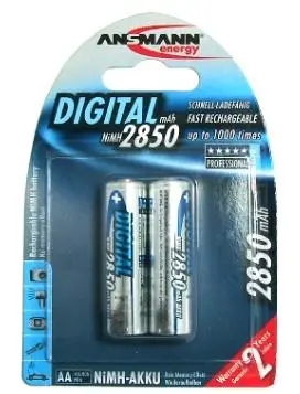MIGNON NIMH2850MAH DIG/2K ANSMANN