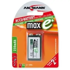 MAXE NIMH 250MAH 9V ANSMANN