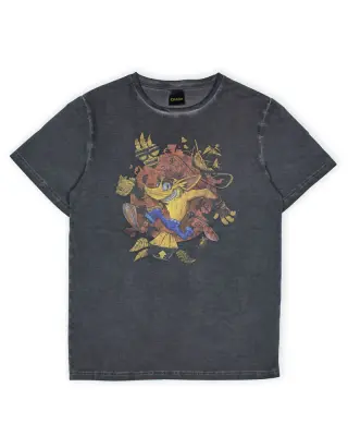 NUMSKULL Merchandise Crash Bandicoot 2020 Oil Wash M majica