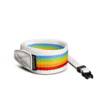 POLAROID Camera Strap Flat Mavrica Siva pasek