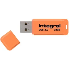 INTEGRAL 32 GB NEON USB 3.0. spominski ključek - oranžen