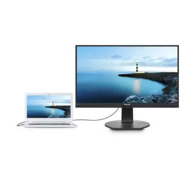 Monitor Philips 68,6 cm (27,0") 272B7QUPBEB 2560x1440 IPS 5ms HDMI DisplayPort USB-C 60W 3xUSB3.1 Pivot Zvočniki  3H sRGB132% RJ45
