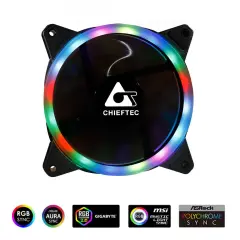 CHIEFTEC AF-12RGB ventilator, RGB rainbow, 120mm