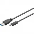 GOOBAY USB-C / USB A 3.0 2 m napajalni in sync kabel