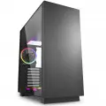 SHARKOON Pure Steel midiA TX RGB črno ohišje