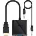 GOOBAY HDMI / VGA 0,1m črn adapter