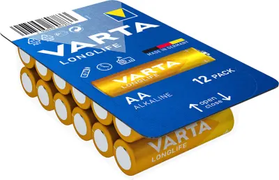 Mignon baterija (AA) alkalno-manganova Varta Longlife LR06 1.5 V 12 kosov