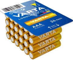 Micro baterija (AAA) alkalno-manganova Varta Longlife LR03 1.5 V 24 kosov