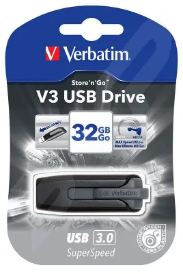 VERBATIM V3 32GB USB 3.2 USB spominski ključek