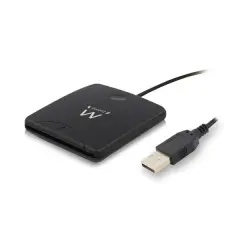 EWENT EW1052 USB 2.0, črn, čitalec pametnih kartic