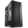SHARKOON ELITE SHARK CA20 0M RGB fullATX okno gaming črno ohišje