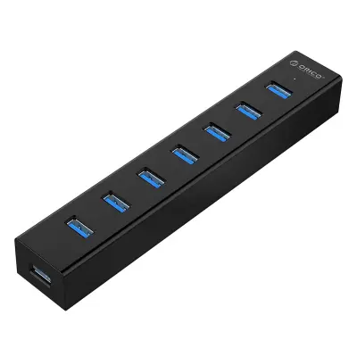 ORICO H7013-U3 USB 3.0 USB hub s 7 vhodi črn