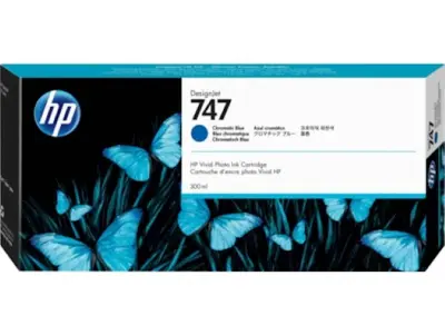 HP P2V85A CHROMATIC MODRA 747 ZA DJ Z6/Z9+ ZA 300ml črnilo