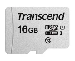 TRANSCEND SDHC MICRO 16GB 300S, 95/45MB/s, C10, UHS-I Speed Class 1 (U1) pomnilniška kartica