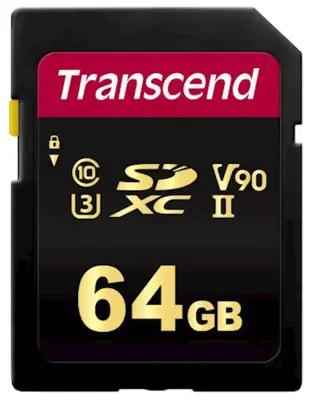 SDXC TRANSCEND 64GB 700S, 285/180MB/s, MLC, C10, UHS-I Speed Class 3 (U3), V90