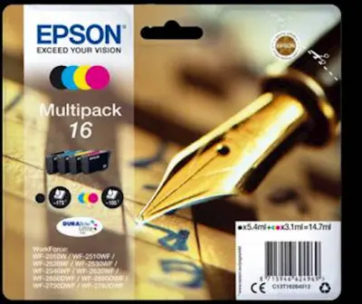 EPSON C13T16264012 črnilo komplet 16 Č,C,M,Y ZA WF-2520NF/2530WF/2540WF